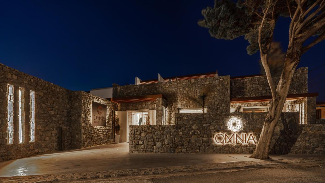 Omnia Mykonos Boutique Hotel&Suites Ornos  Exterior foto