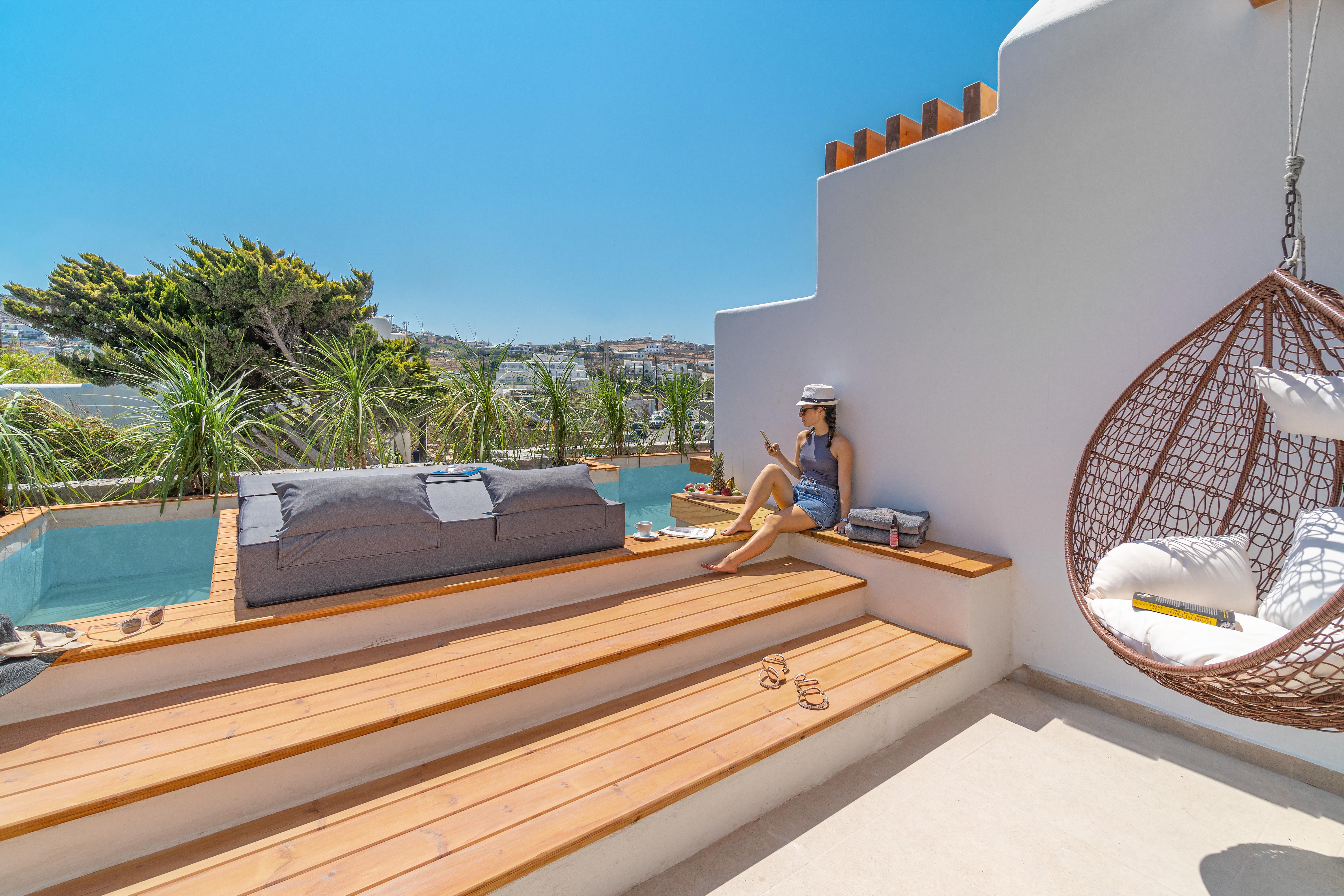 Omnia Mykonos Boutique Hotel&Suites Ornos  Exterior foto