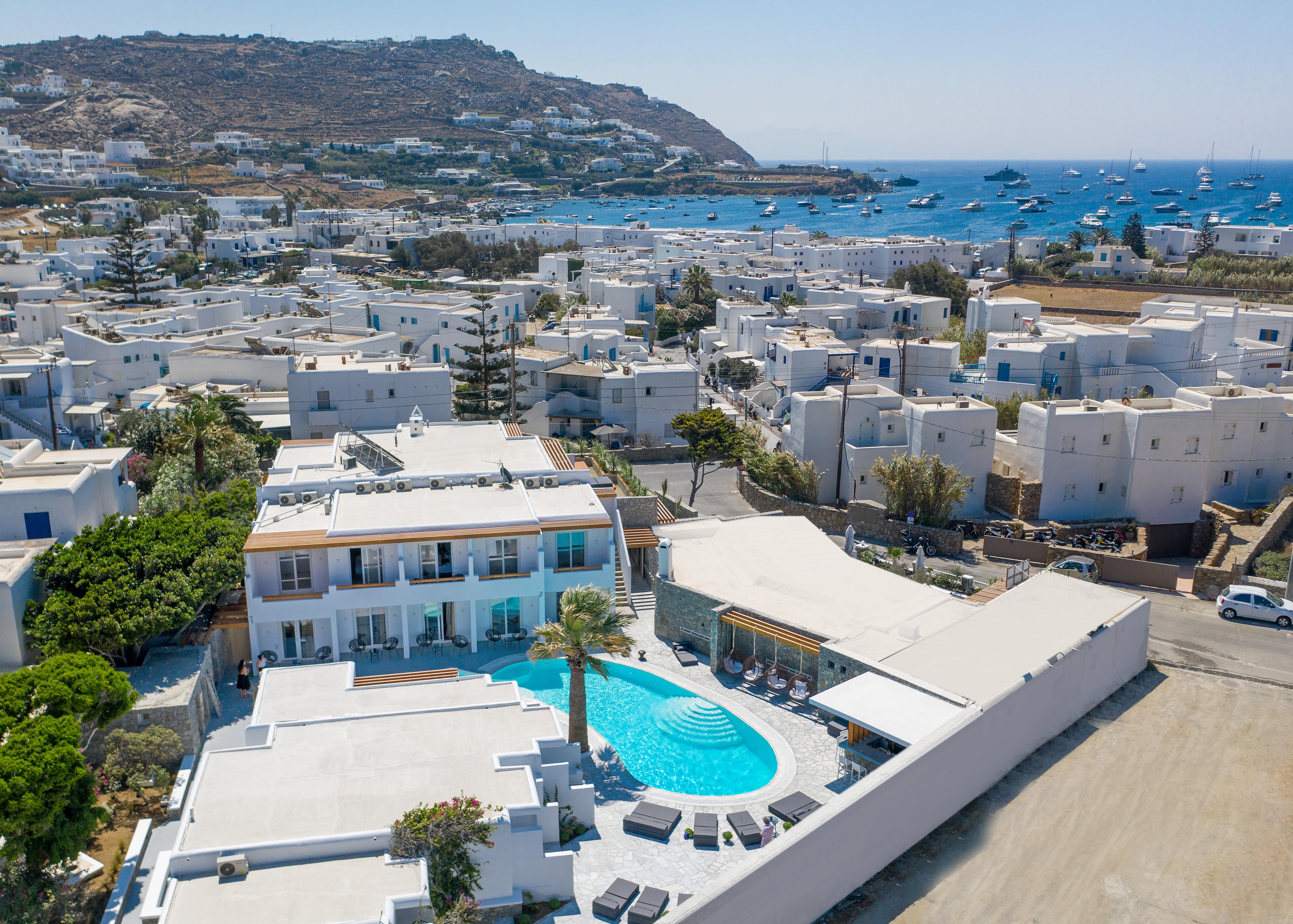Omnia Mykonos Boutique Hotel&Suites Ornos  Exterior foto